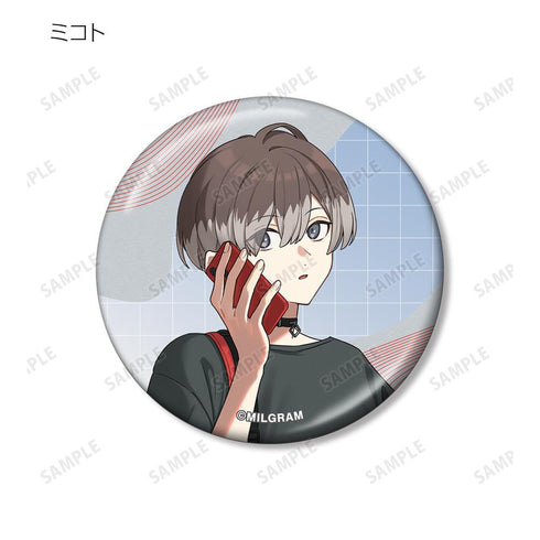 『MILGRAM -ミルグラム-』描き下ろし 5th Anniversary ver. トレーディングメタリック缶バッジ(単位/BOX)【202510再販】